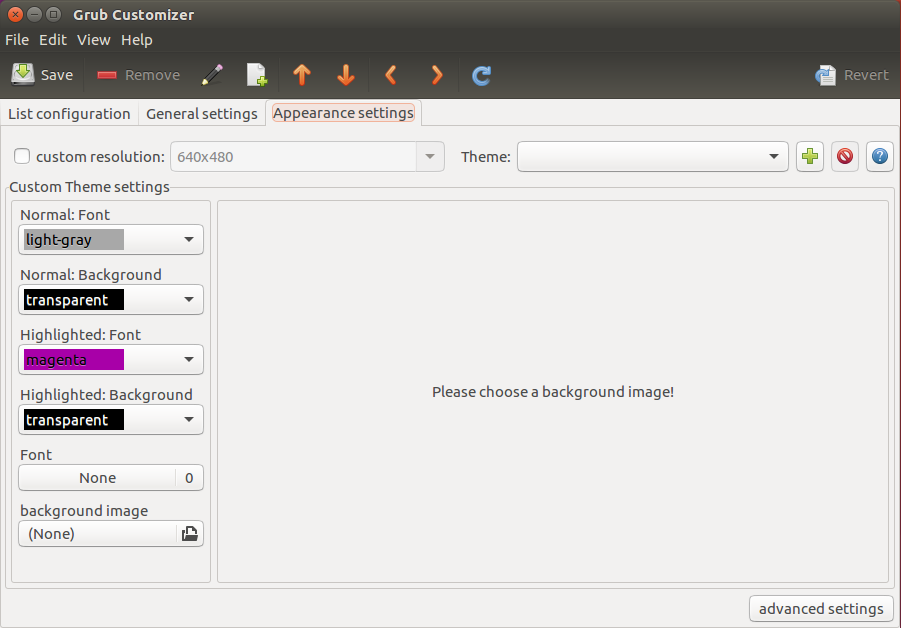 Ubuntu 安装 Grub Customizer -Grub2的图形化自定义工具