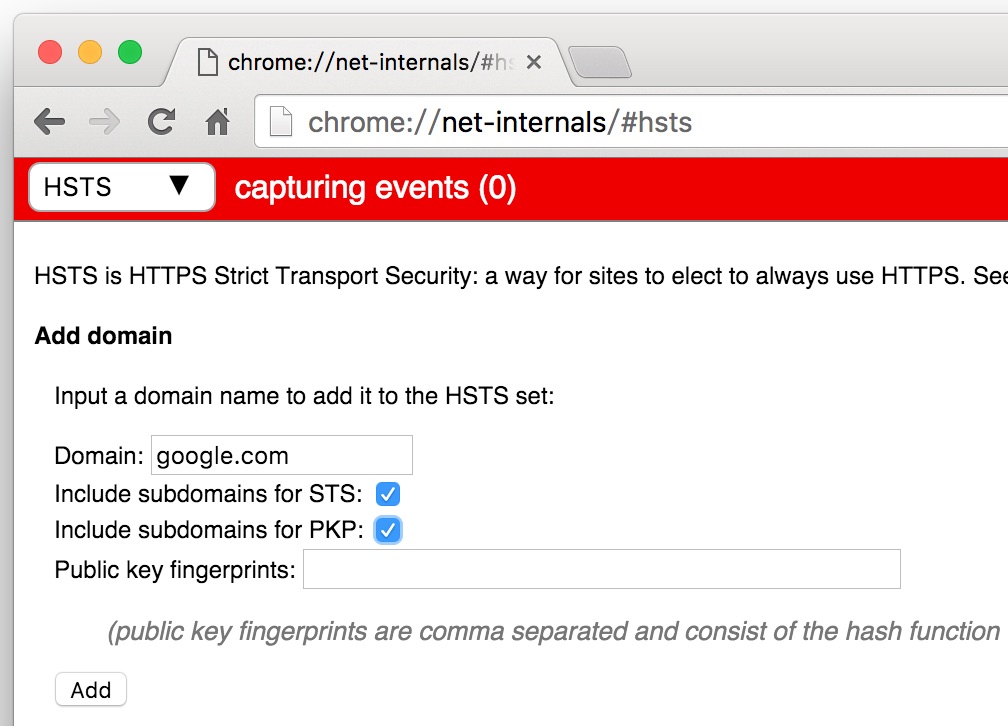 强制 Google.com 域名使用 HTTPS（SSL）
